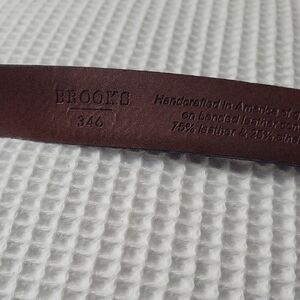 Brooks Men's Rich Brown Leather Belt Bag